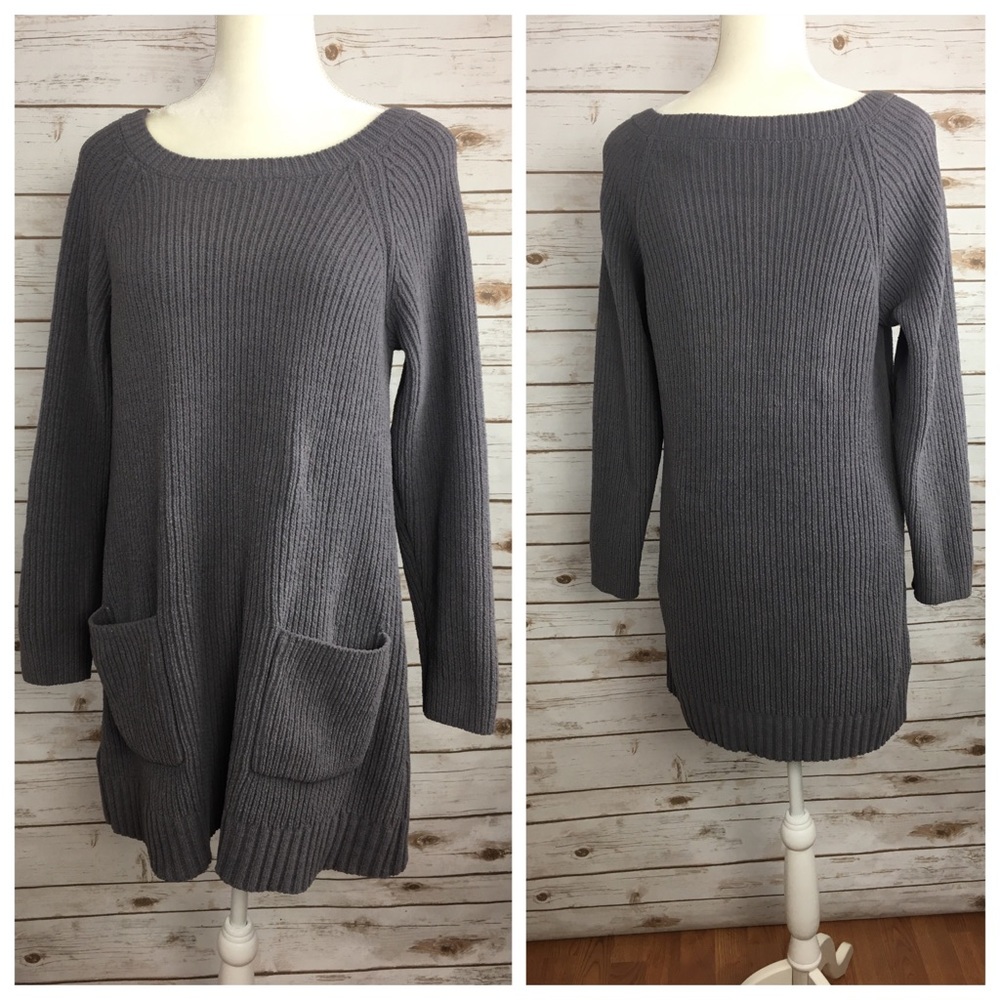Soft Surroundings Cozy Chenille Pullover Pockets